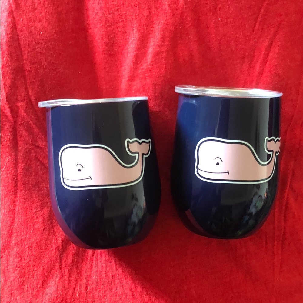 Set of 2 vineyard vines for Target wine cups